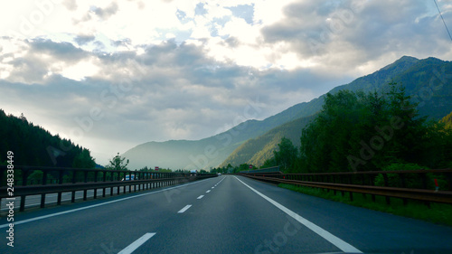 Street view in Brennero highway