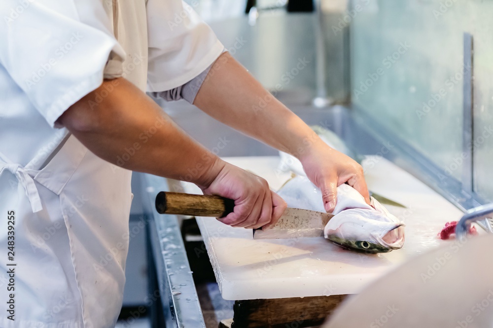 Obraz premium Stan ugotowania ryby