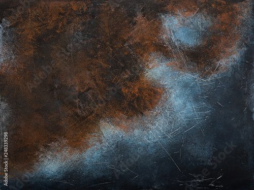 Texture background. Interesting paint. On top of the background like the ground and the sea.