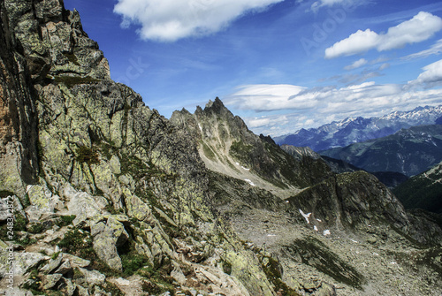 Tour de Mont Blanc. Alpy, Szwajcaria, Europa
