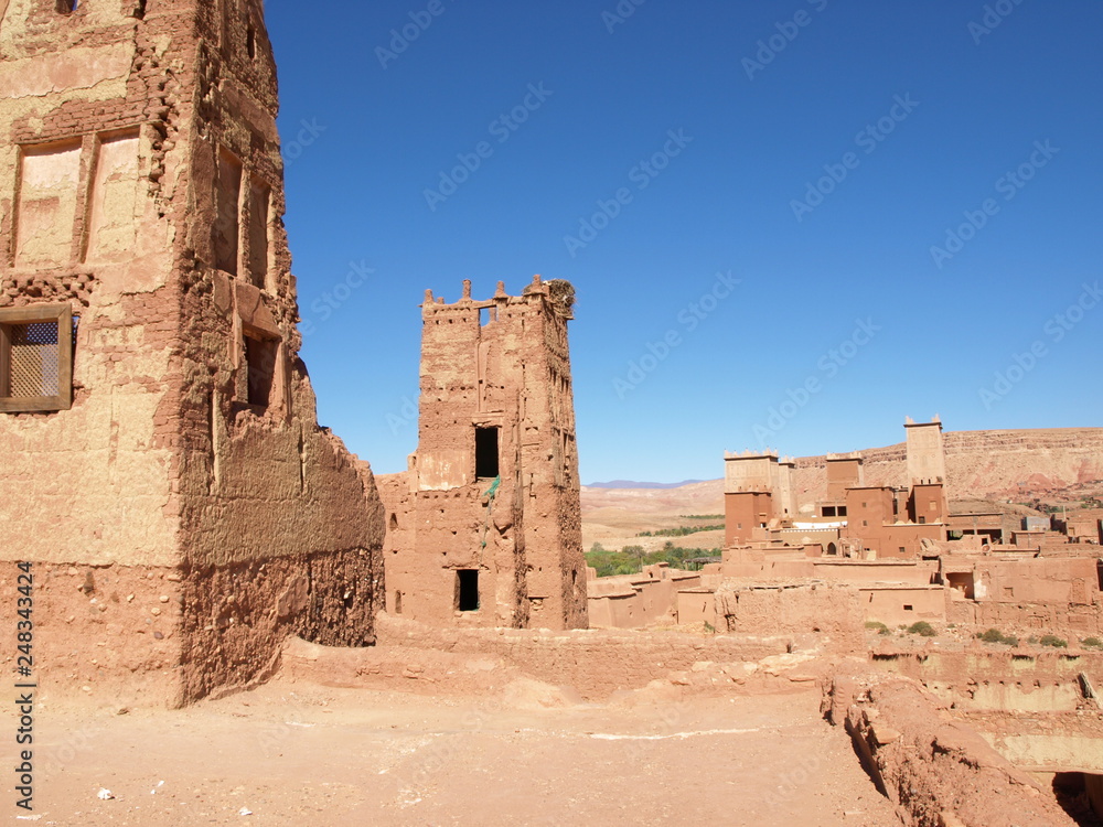 The city of Ouarzazate, Morocco