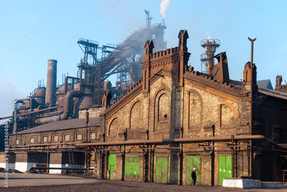 Industrial buildings built in the early 20th century Stock Photo