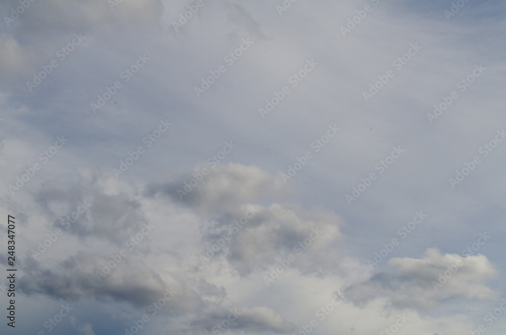 Blue sky and clouds