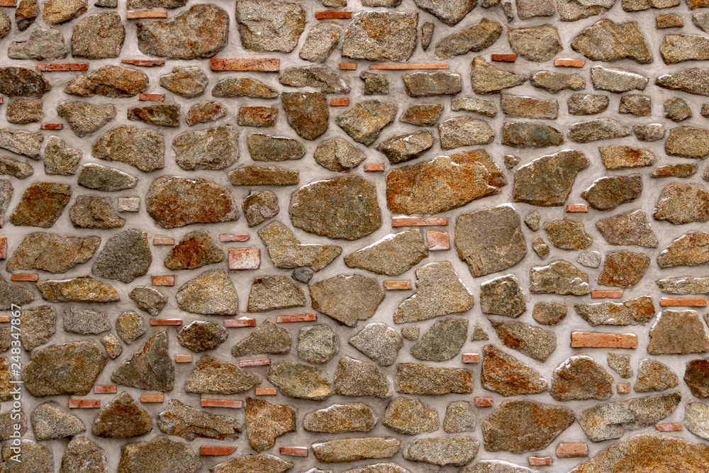 Stone wall texture background natural color Stone wall texture background natural color