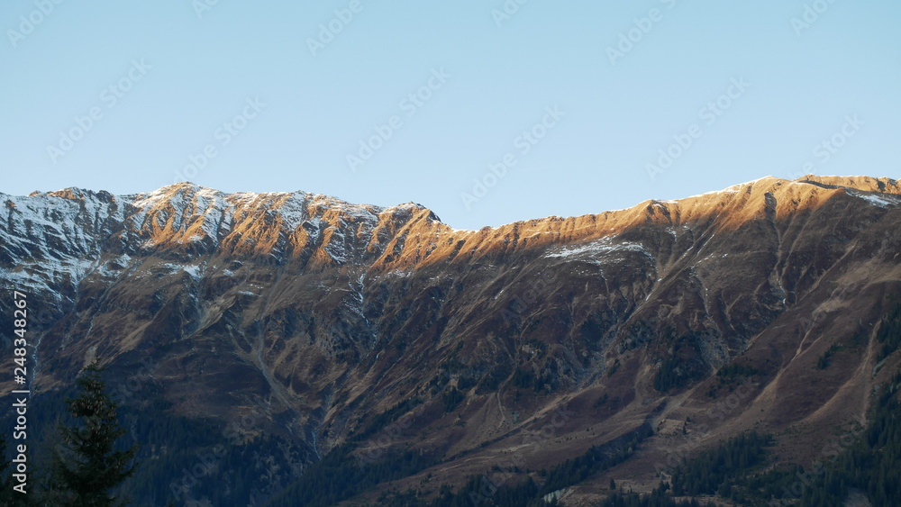 Panoramic view of Stubaier Alps - Austria