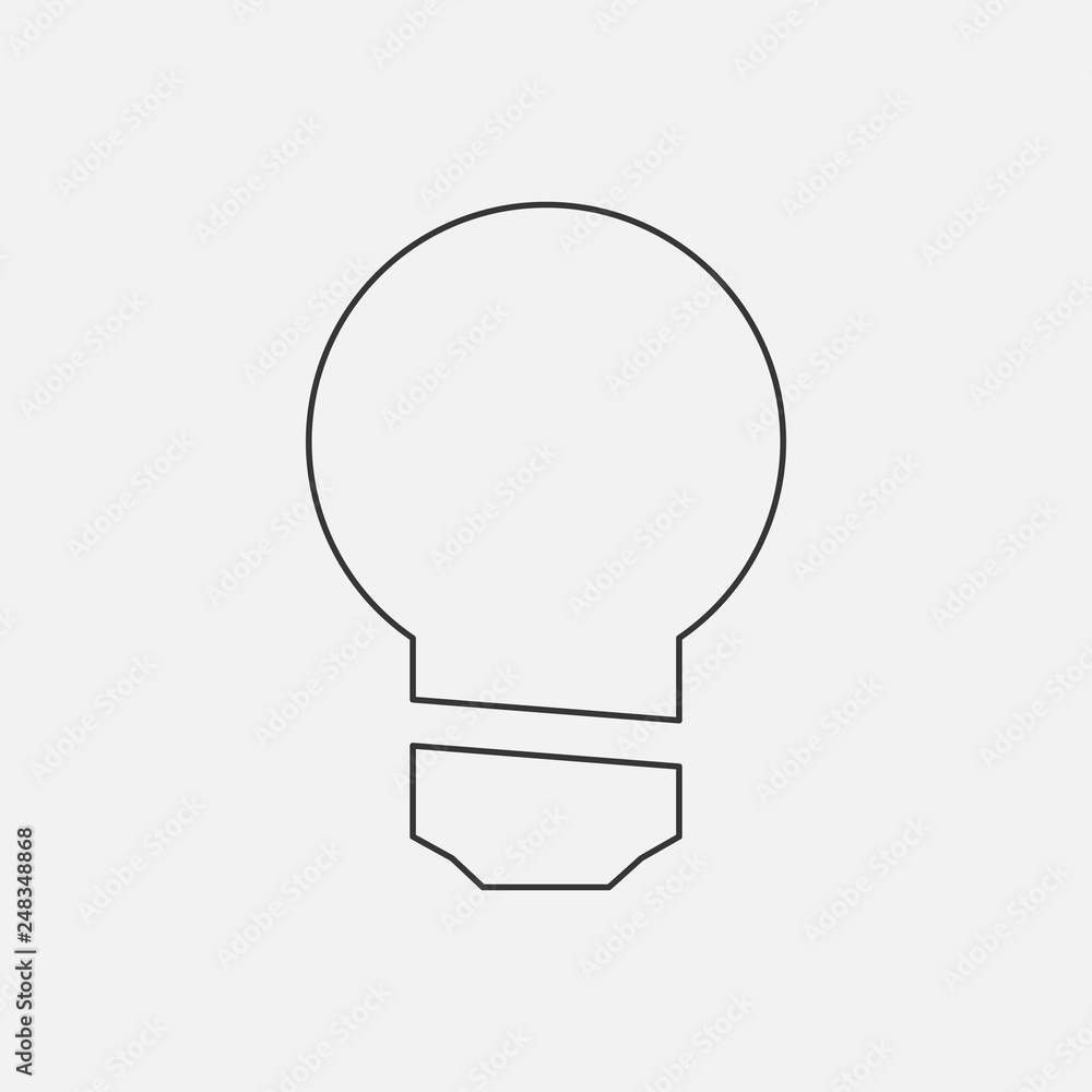 Vector Lamp Icon Vector Lamp Icon