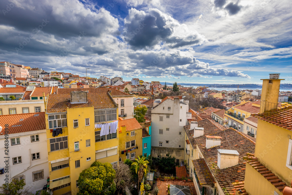 Nuvens sobre Lisboa
