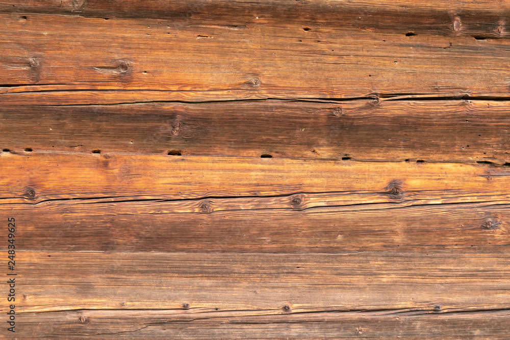 Fototapeta premium Wooden background and pattern of old wood for space and texture.