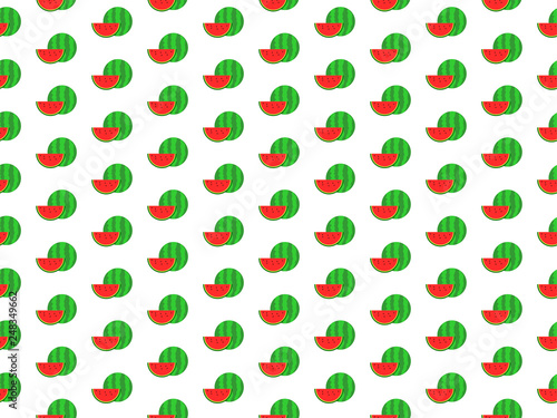 Fototapeta Naklejka Na Ścianę i Meble -  seamless melon pattern