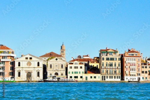Venice city panorama from bigwater view. Italy © DoubleM