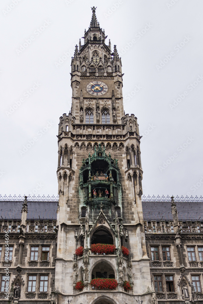 Clock Tower of the New Munich City Hall