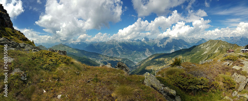 alps in the summer