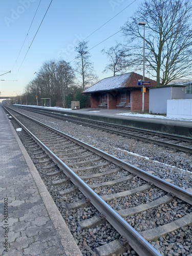 Bahnhof Bösensell im Münsterland © annacovic
