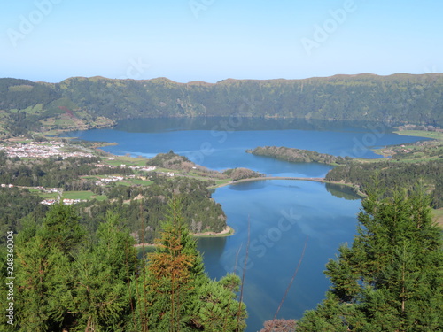 Vulkansee in der Caldera Sete Cidades