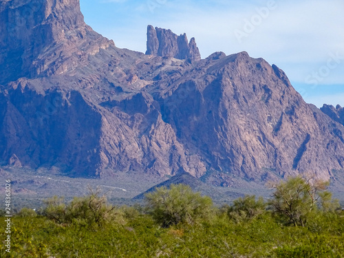 Fototapeta Naklejka Na Ścianę i Meble -  Desert Cliffs, Kofa Mountains, Arizona