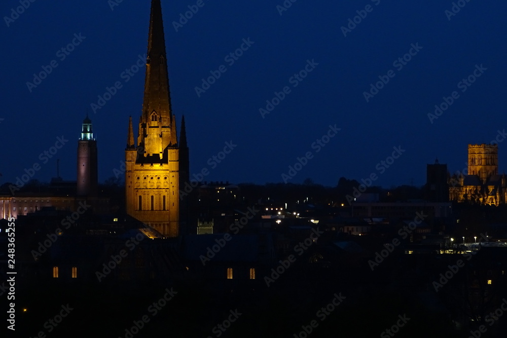 Fototapeta premium Norwich city views