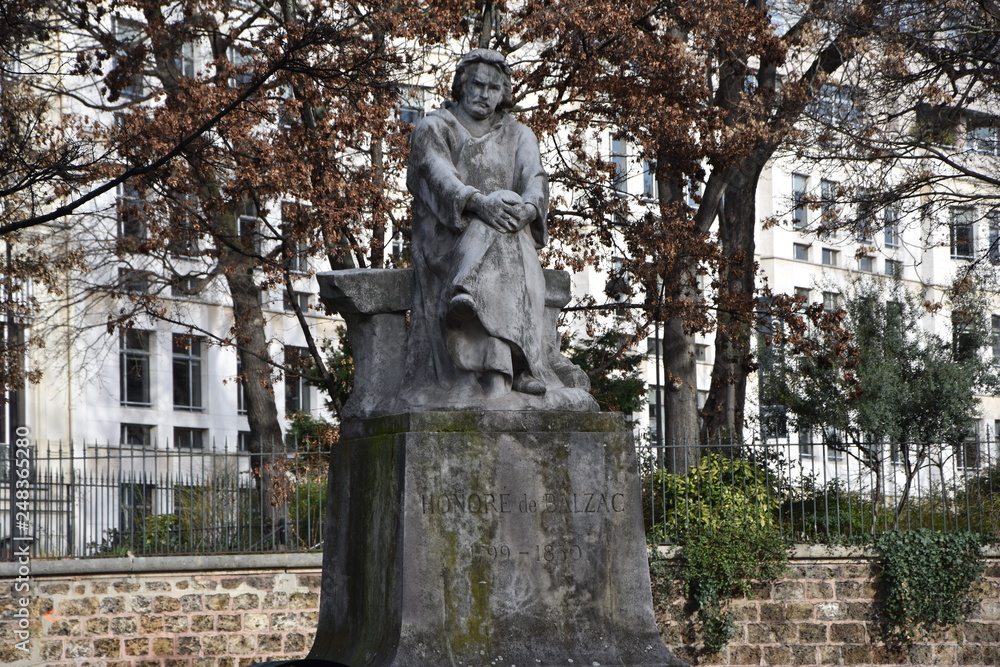 Statue Honoré de Balzac, Paris