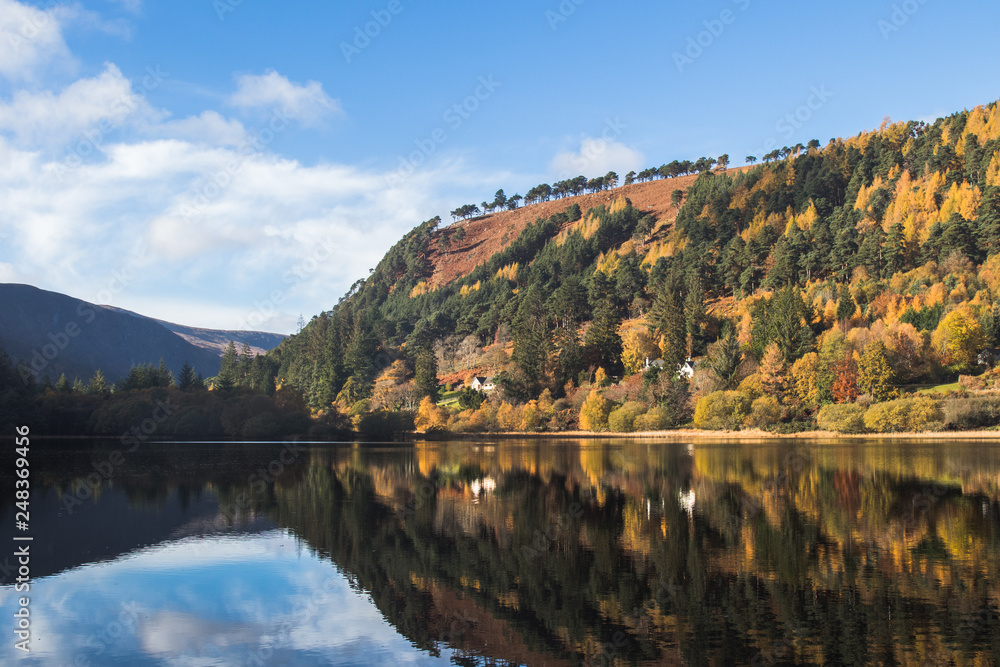 Lower Lake in Gleadlough in Fall Lower Lake in Gleadlough in Fall