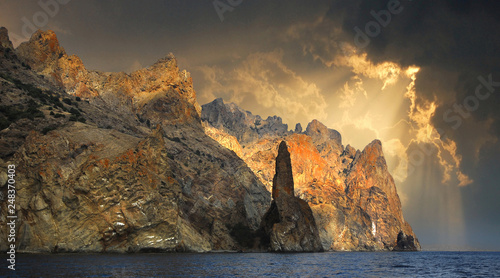 Tableau sur toile Rock Ivan the robber, the robber's Bay