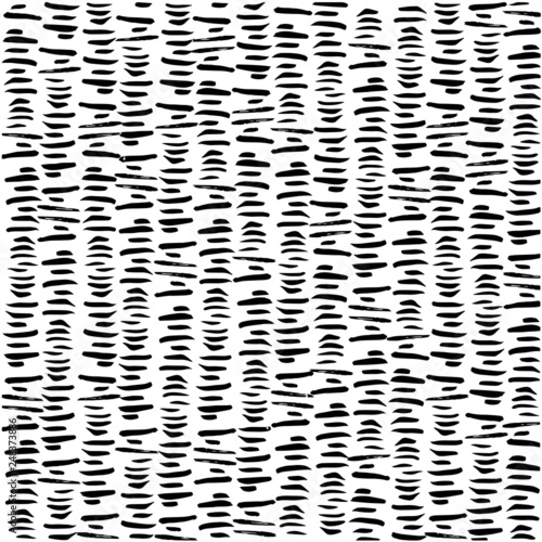 Inky dots and dashes painterly seamless repeat vector