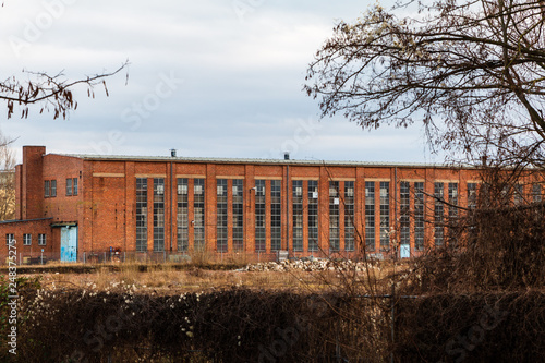 old factory building built of brick