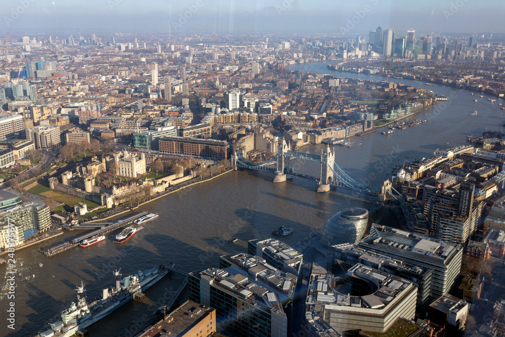 Fototapeta premium London view from the Shard