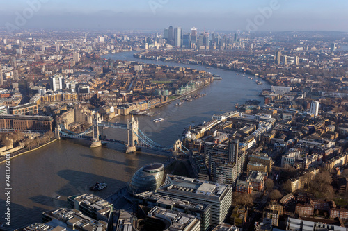 Fotografie London view from the Shard