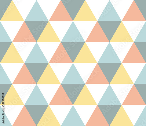 Seamless geometric pattern. Seamless abstract triangle geometrical background. Infinity geometric pattern. Vector illustration.