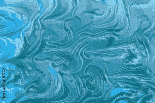 Blue agate marble texture or ink patterns