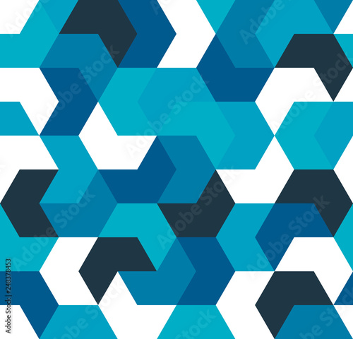 Seamless pattern. Endless background of geometric shapes. Arrow seamless pattern. Geometric pattern. Wallpaper. Vector illustration.