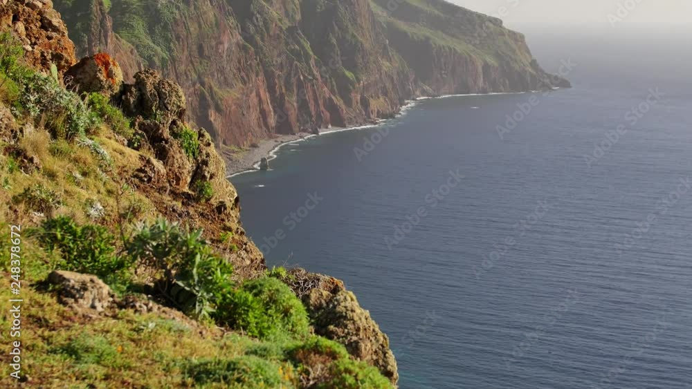 Cliffs near Achadas Da Cruz, Madeira.