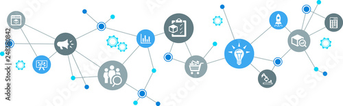 product management / product development / product marketing – vector illustration