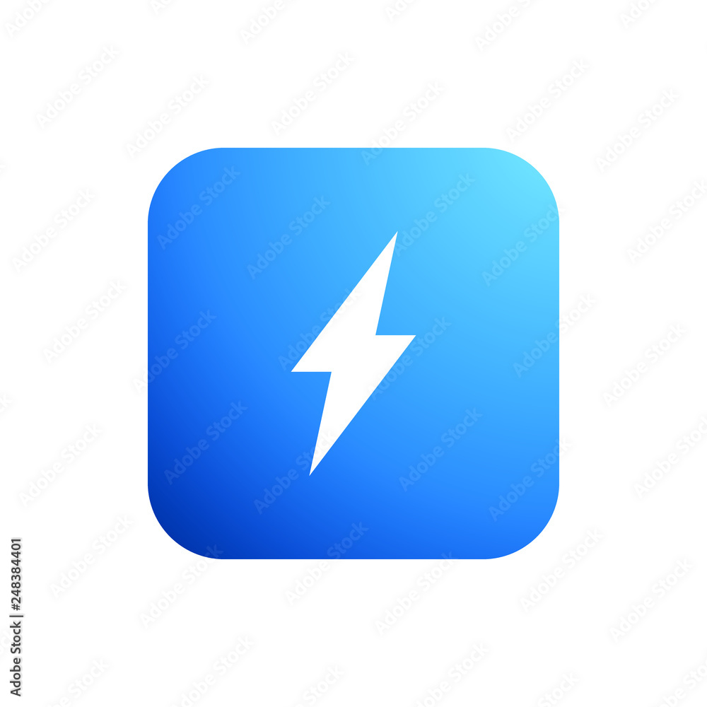 Modern Lighting Icon Button Logo Modern Lighting Icon Button Logo
