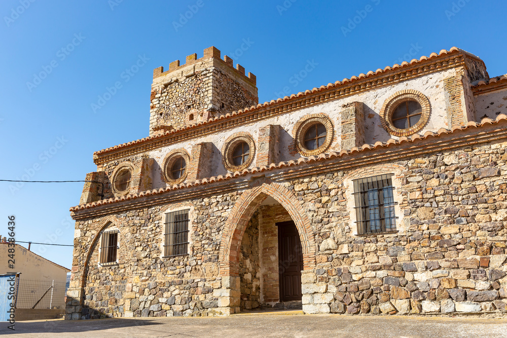 Church of the Assumption of Our Lady, Badenas village, province of Teruel, Aragon, Spain