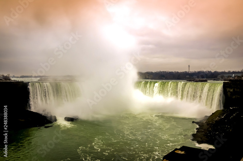 Fototapeta Naklejka Na Ścianę i Meble -  Niagara Falls from the Canadian side