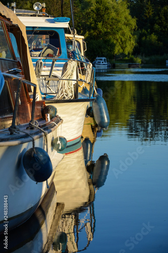Boote auf der Havel, Brandenburg, Deutschland © U. Gernhoefer