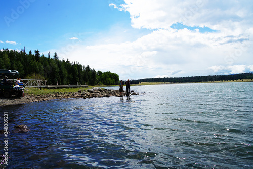 lake and sky