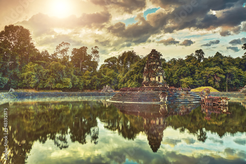 Neak Pean temple angkor wat unesco world heritage site