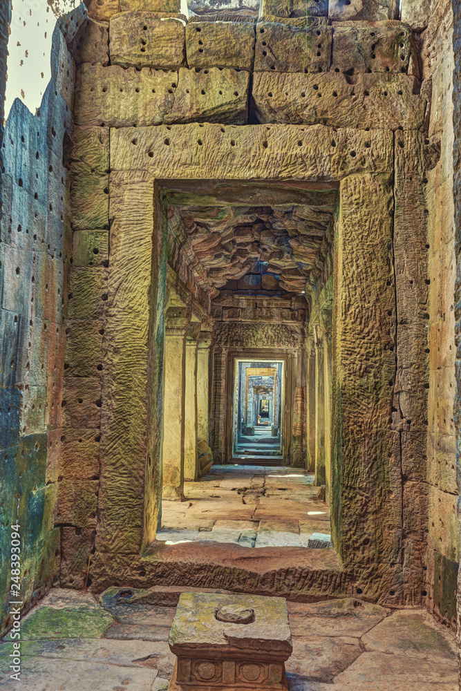 Preah Khan temple angkor wat unesco world heritage site
