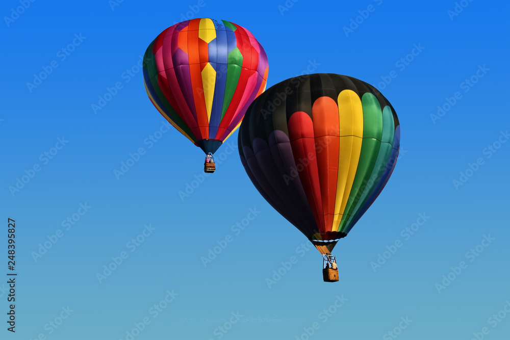 Two Hot Air Balloons by Skip Weeks Two Hot Air Balloons by Skip Weeks