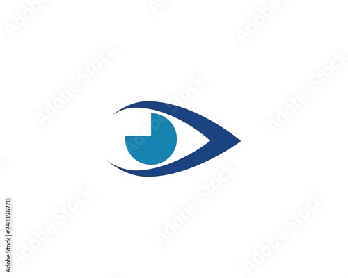 eye logo vector