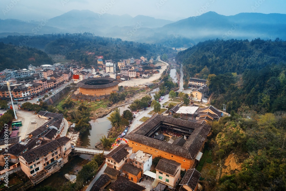 Fujian Tulou aerial view