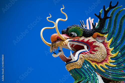 Photography Dragon statue From Nakhonsawan