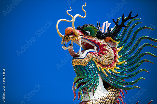 Photography Dragon statue From Nakhonsawan