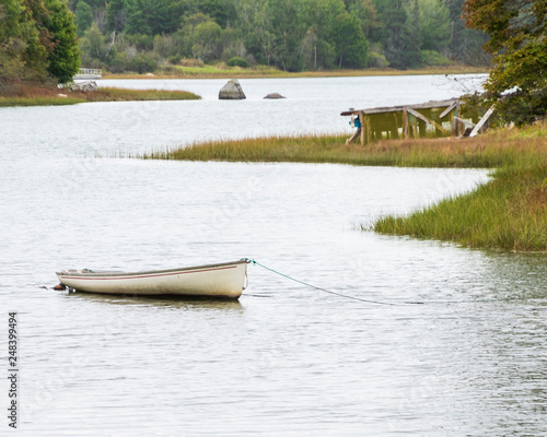 Row Boat on Maine Lake