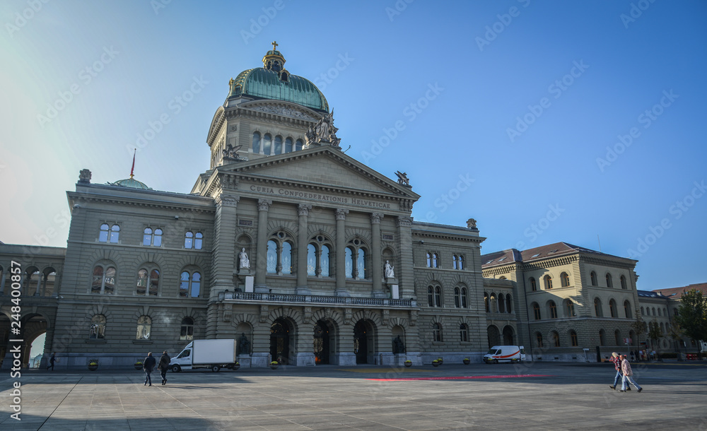 Parliament Building in Bern, Switzerland