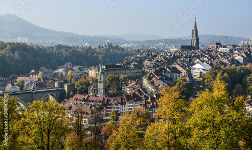 Aerial view of Bern, Switzerland