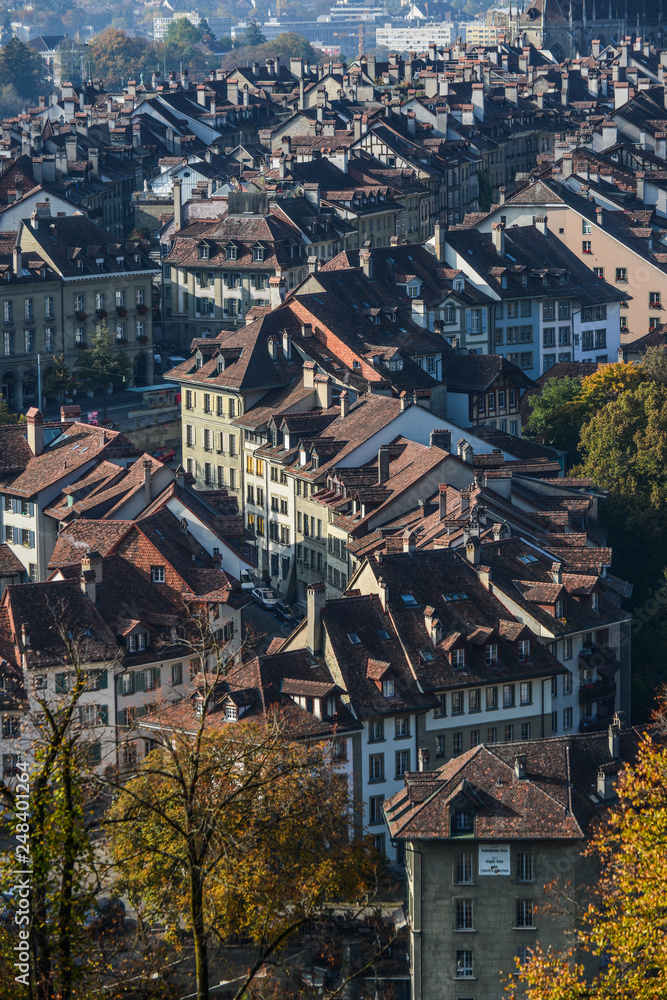 Aerial view of Bern, Switzerland