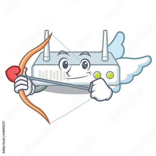 Cupid router in the a character shape