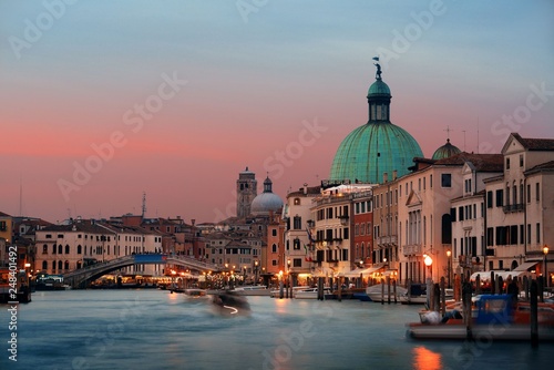 Venice grand canal sunset © rabbit75_fot